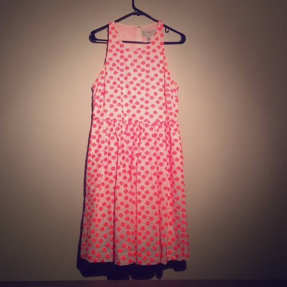 J.Crew Pink Flowered Dress