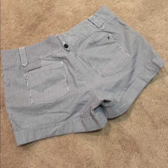 Tommy Hilfiger Navy and white striped shorts - Picture 2 of 2