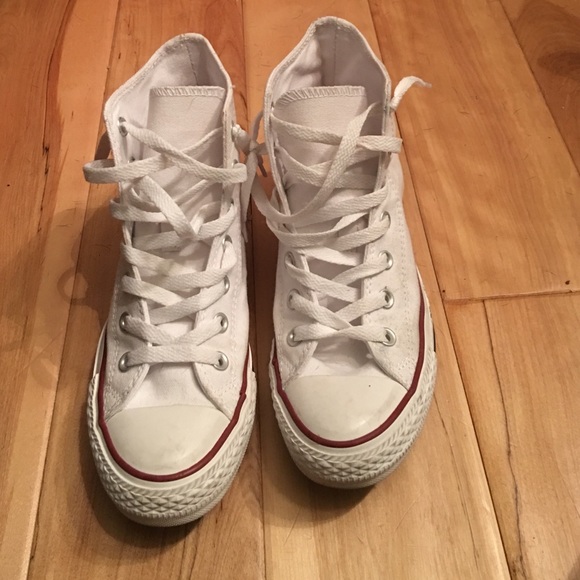 White High Top Converse