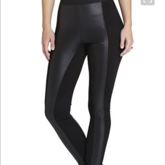 Bcbg leather leggings