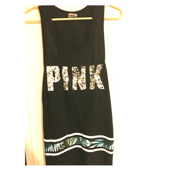 PINK sparkly tank SOLD