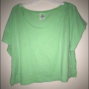 Green blouse