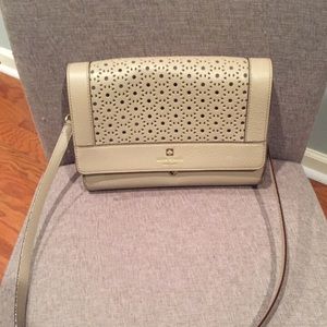 Kate Spade eyelet leather handbag