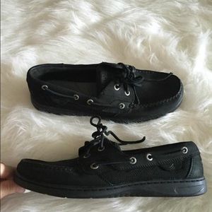 Black Sperrys