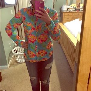 Lilly Pulitzer resort wear button down