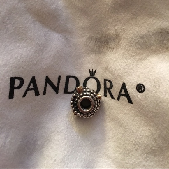 SOLD! gold&diamond Pandora entangled beauty charm - Picture 3 of 3