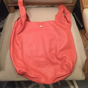 BIMBA Y LOLA LEATHER SATCHEL BAG FROM SPAIN