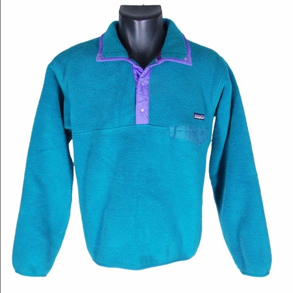 Blue-green Patagonia Fleece