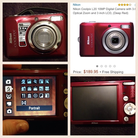 Working Nikon Coolpix L20 Camera