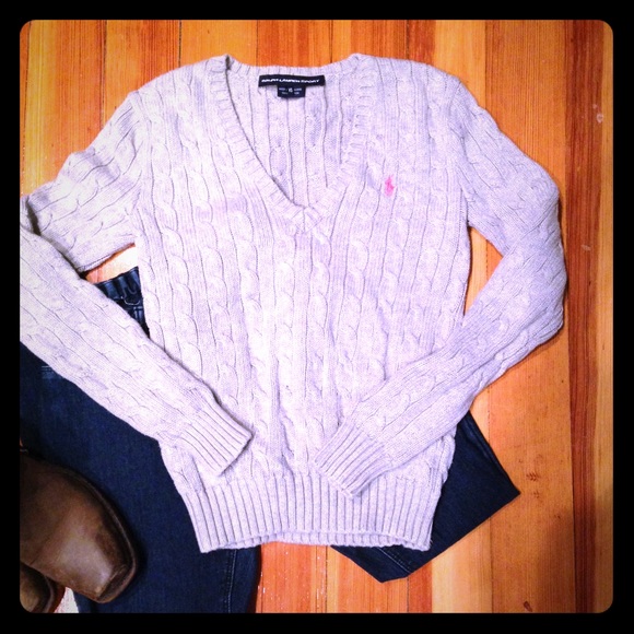 Ralph Lauren Sport cable knit sweater