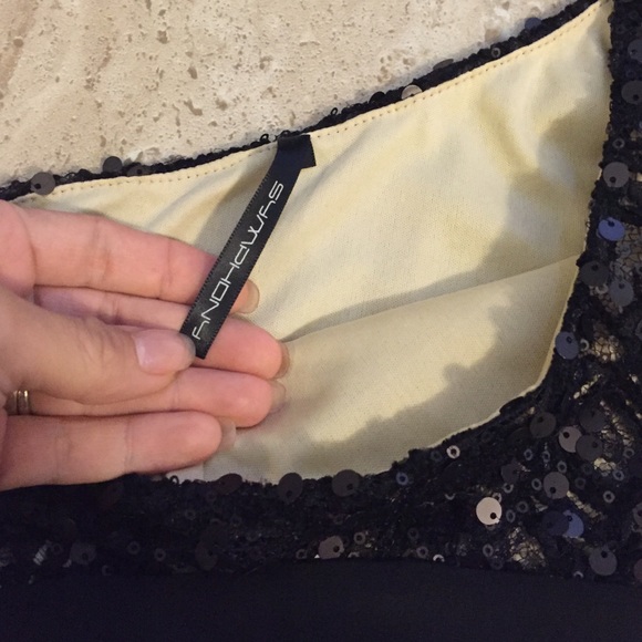 One shoulder sequin top dress size small - Picture 2 of 4