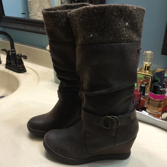 Roxy Presley II Chocolate Brown Mid-Calf Boots