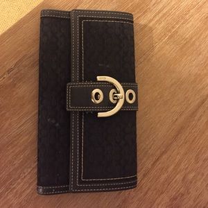 Black coach wallet