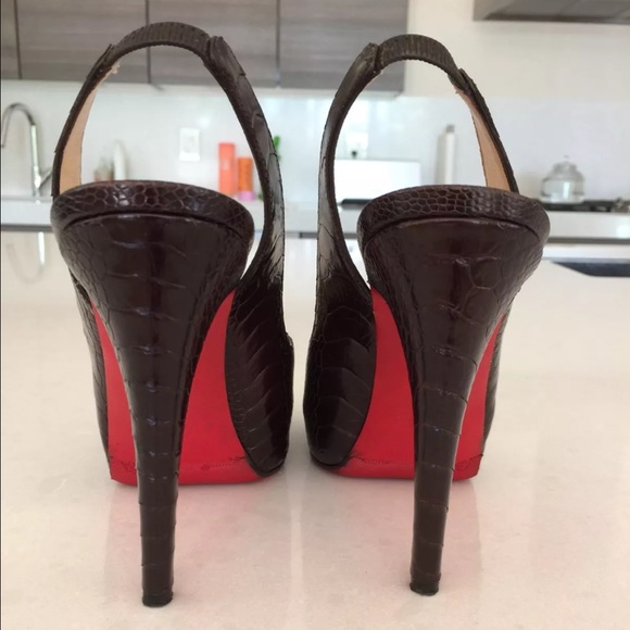 Christian Louboutin authentic ostrich so private