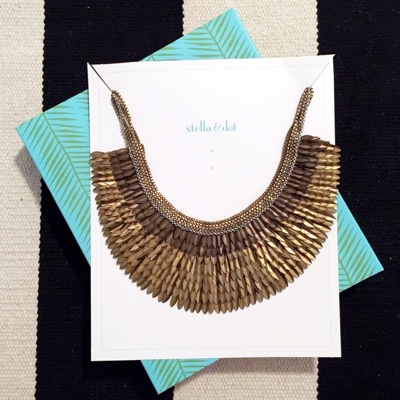 Stella & Dot Pegasus Statement Necklace