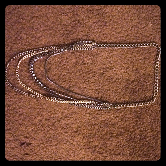Layered chain j.Crew necklace
