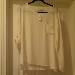 Cream loft top