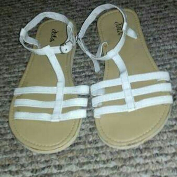 White sandals cute