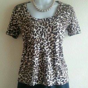 FINAL PRICE! JONES NEW YORK Sport Animal Print Top