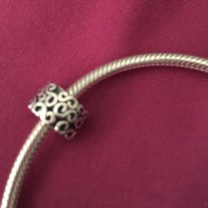 2 charm spacers for Pandora bracelet