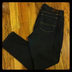 Dark wash Lucky Brand Sofia skinny jeans