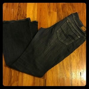 Dark wash boot cut American Eagle jeans