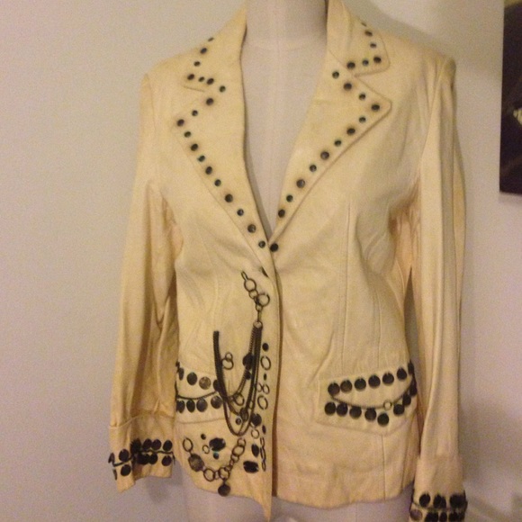 Alexander McQueen white leather original piece