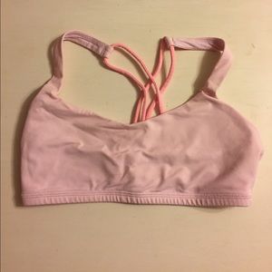 Pink lulu lemon sports bra