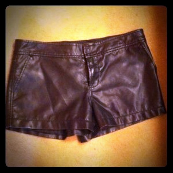 Leather Shorts