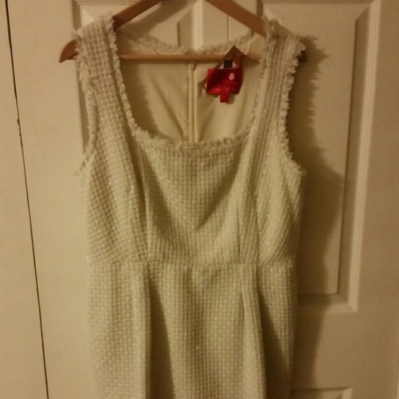 Zac Posen antique white and silver dress - Picture 4 of 4