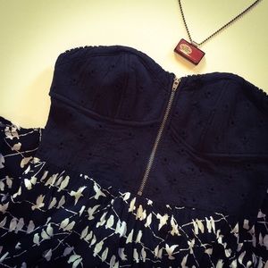 Xhilaration Strapless Bird Dress