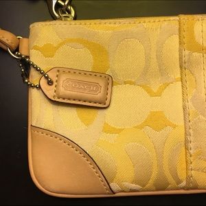 Coach wristlet/clutch