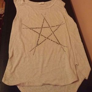 Rhinestone star tank
