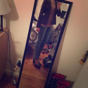 Gray/Brown Folio Blazer Size 2