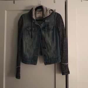 Denim and Sweater Jacket