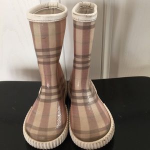 Toddler Burberry Rain Boots...good used condition!