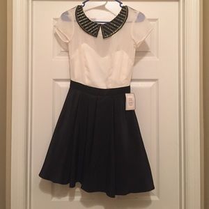 Bee Darlin Cream & Black Dress.