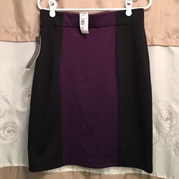 Purple and black skirt with matching jacket