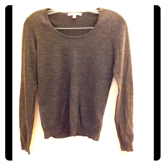 Merino cashmere grey sweater