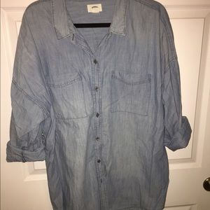 Boyfriend chambray shirt- never worn