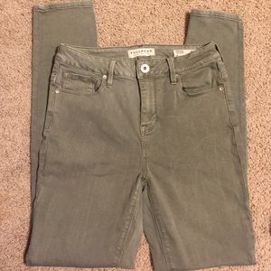 Great Light Army Colored High Rise Skinniest Jean
