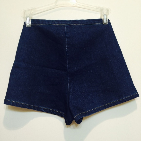American Apparel Shorts - HIGH WAISTED DENIM SHORTS American Apparel Shorts - HIGH WAISTED DENIM SHORTS