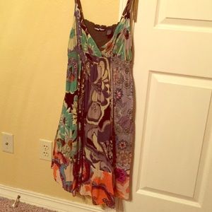 Boho chic Planet Gold Summer/fall dress