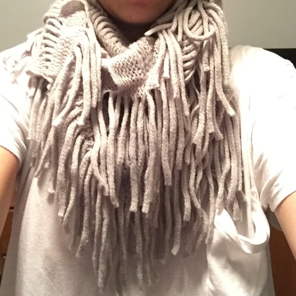 Gray Infinity scarf