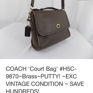 Coach vintage leather cross body h5c9870 ;)