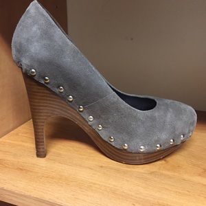 Dolce Vita grey platform heels