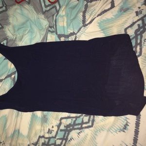 navy blue tank top