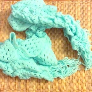 Pretty mint scarf