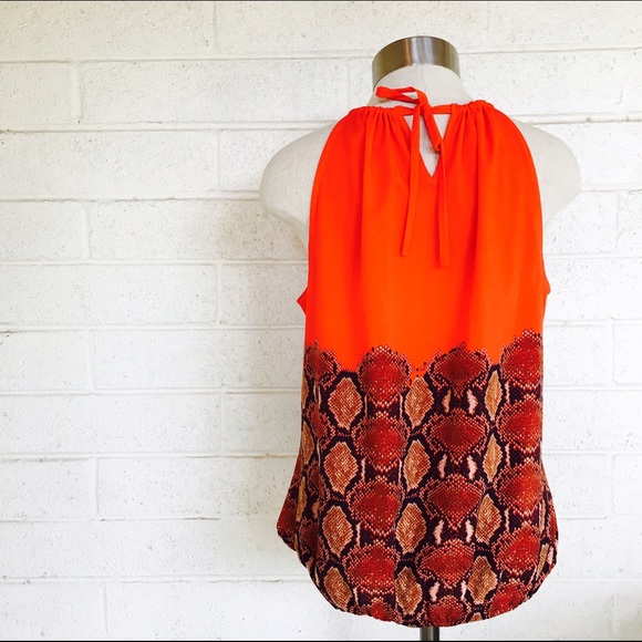 🔴Final Price| Bright snake print silk top - Picture 4 of 4