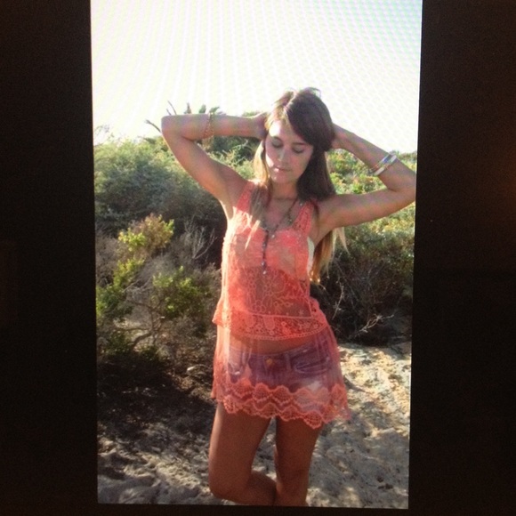 Tops - Coral Goddess Camisole